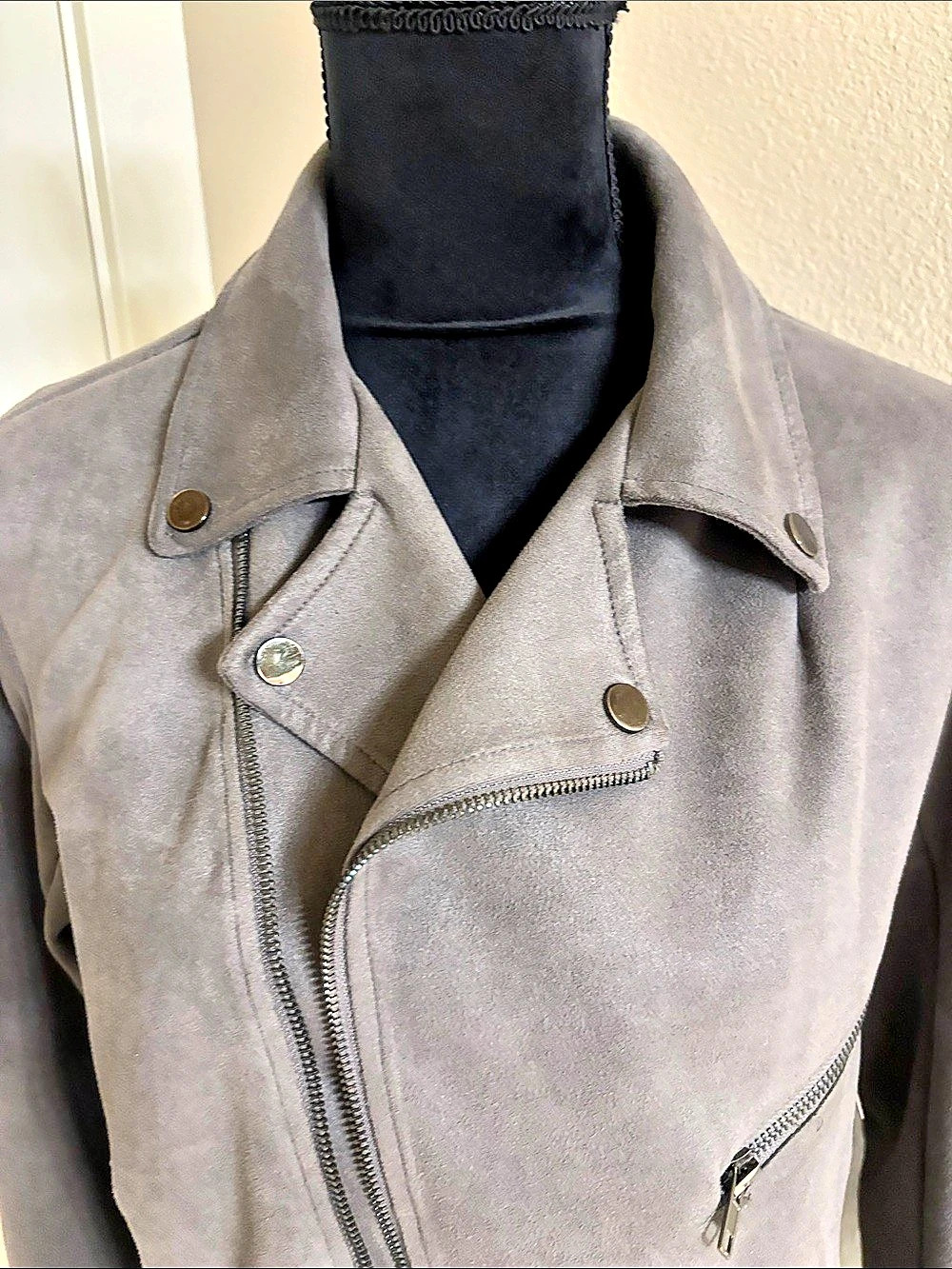 Gray Moto Jacket - Picture 6 of 12